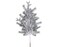 Allstate Flocked Snow Pine Artificial Floral Christmas Spray - 28" - White and Green